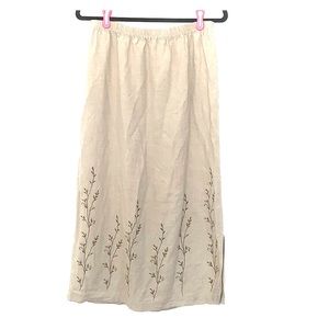 STUDIO WORKS linen blend skirt